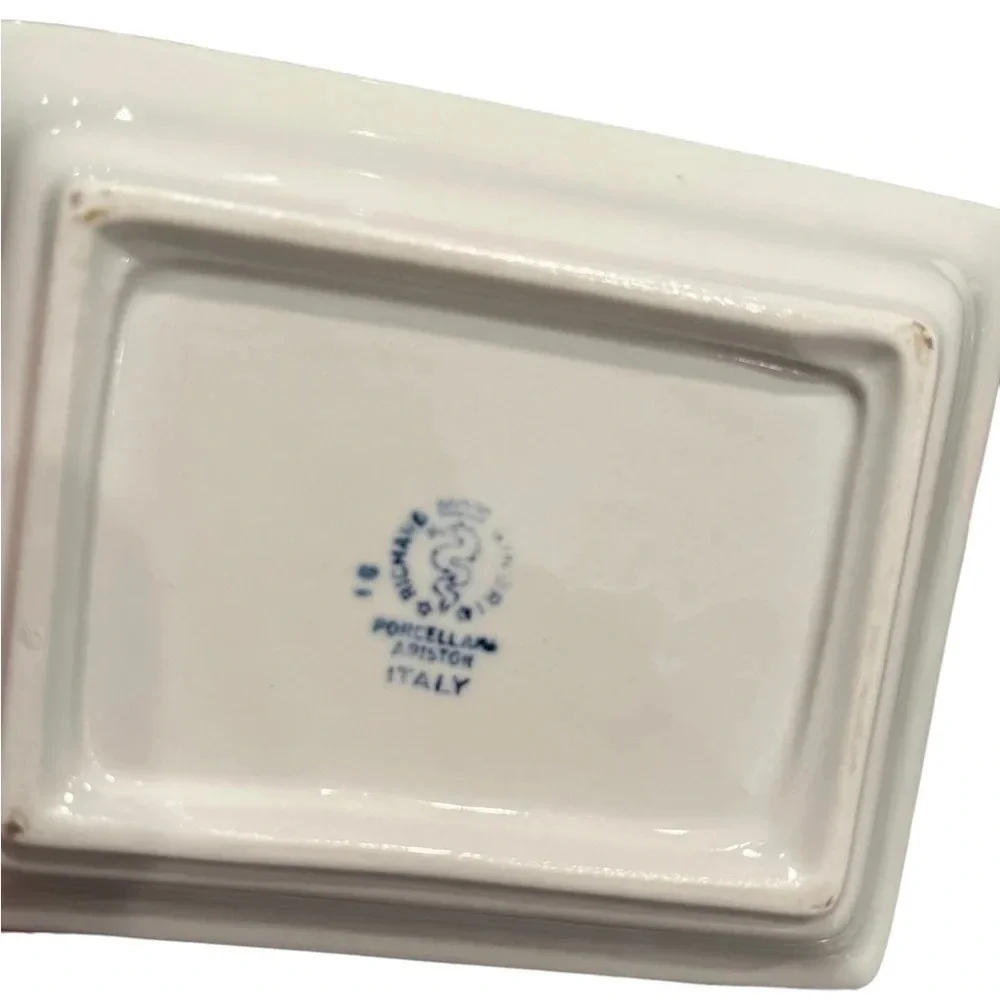 Vintage Zi Rosa Restaurant Trinket Dish Tip Tray Italy